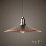 New Aged Copper Finish Hanging Pendant Light Chandelier Uttermost 22051. Fixed Price $220.80.