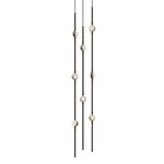 Sonneman 2161C-S-27-J20 Constellation 6"W Beaded Chandelier Espresso Black /. Fixed Price $6936.00.