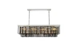 Elegant Lighting 1202D50-SS/RC Sydney 50"W Crystal Nickel. Fixed Price $2550.00.