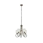 Kichler Chesterlyn 5-LIGHT Vintage Tuscan Traditional Ribbed Glass Shade 1142095. Fixed Price $79.99.