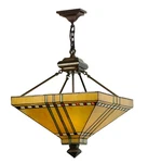 Meyda Tiffany 112757 17" Square Prairie Corn Inverted Pendant - Multicolor. Fixed Price $899.52.