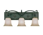 Savoy House Three Light Antique Copper Finish Vanity (8-307-3-16) New Box. Fixed Price $85.00.