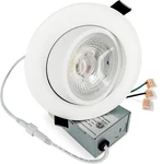 Zyshen 4 Gimbal Led Recessed Light 12W 1080LM. Fixed Price $24.99.