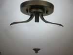 Progress Lighting Laird Collection 2-LIGHT Antique Bronze Semi-flush Mount. Fixed Price $48.56.