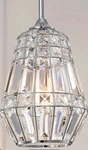 Two Warehouse Of Tiffany Crystal Ceiling Pendant Lamps Original Box.. Fixed Price $35.00.