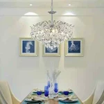 20 Inch Chrome Elegant Classic Crystal Chandelier 6-LIGHTS Luxury Ceiling Lamp. Fixed Price $149.99.