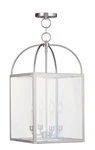 Livex Lighting 4042-91 Milford 12.75 Inch Brushed Nickel Chain Lantern. Fixed Price $174.99.