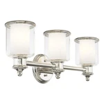 Livex Lighting Middlebush 3-LIGHT Metal & Glass Bath Polished Nickel. Fixed Price $353.99.
