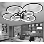 8-HEAD Indoor Modern Led Ceiling Light Pendant Lamp Living Room Dimmable Fixture. Fixed Price $81.97.