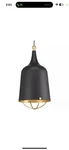 Progress Lighting Era Collection 1-LIGHT Black Pendant. Fixed Price $189.00.