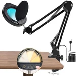 15X Magnifying Glass Desk Light Magnifier Led Reading With Lid + Clamp. Fixed Price $21.61.