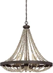 Savoy House 7-7406-5 Fossil Stone Mallory 5-LIGHT 30"W 1 Tier Chandelier. Fixed Price $1297.60.