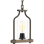 Progress Lighting Barnes Mill Collection 1-LIGHT Antique Bronze Pendant. Fixed Price $99.99.