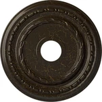Ekena Millwork CM17DUSHC Ceiling Medallion, 7/8"OD Stone Hearth Crackle. Fixed Price $80.00.