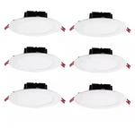 Commercial Electric 100559179710W 6" Led Integrated Light White (6-PACK). Fixed Price $32.59.