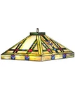 Meyda Tiffany 19028 Multicolored 17" Square Prairie Wheat Pendant. Fixed Price $559.80.