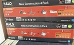 2X* Halo Rl 6 In. Color Select Canless Recessed Led Kit W/mount Frame 4-PACK New. Fixed Price $89.09.