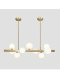 Mid Century Modern Linear Chandeliers 9-LIGHT Gold Pendant Led. Fixed Price $69.28.