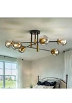 6-LIGHTS Glass Chandelier Modern Flush Mount Ceiling Fixture X002Q0L31D. Fixed Price $99.99.