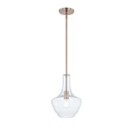 Justice Fusion Harlow 1LT 10" Pendant, Brass/seeded Glass FSN-4178-SEED-BRSS. Fixed Price $156.96.