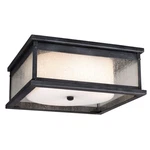 Feiss OL11113DWZ Pediment Outdoor Flush Mount Ceiling Lighting Bronze 2-LIGHT. Fixed Price $354.54.