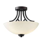 Canarm Somerset Light Semi-flush In Oil Rubbed Bronze ISF421A03ORB. Fixed Price $164.99.