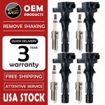 4 Ignition Coil + Spark Plug 2006-2009 Ford Fusion Mercury Milan 2.3L UF516. Fixed Price $47.92.