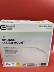 Hampton Bay 12 In. 14W Led Flush Mount Ceiling Light 1000 Lumens 4000K Dimmable. Fixed Price $20.00.