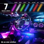 For Car Truck Interior Decor Neon Atmosphere Led Light Strip Rgb Colors+remote. Fixed Price $15.99.