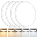 Brightever 4PACK Led Flush Mount Ceiling Light Fixture, 12 Inch 24W - White. Fixed Price $41.53.
