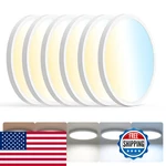 Aphyni 8PACK Led Flush Mount Ceiling LIGHT12INCH 24W2700K-6500K Color. Fixed Price $98.38.