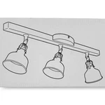 Ikea Ranarp Ceiling Track Lamp With Rotating Spotlights White 703.460.98. Fixed Price $39.99.