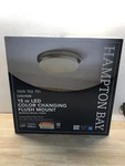 Hampton Bay Chilton 15 In. Brushed Nickel Adjustable Led Ceiling Fixture. Fixed Price $46.20.