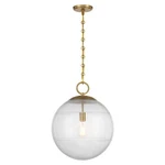 Savoy House Cabot Light Pendant, Warm Brass/segmented 7-1840-1-322. Fixed Price $584.00.