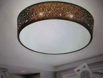Tozing 15 Modern Black Integrated Led Dimmable Novelty Star Cloth Flush Mount. Fixed Price $37.95.