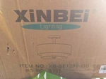 Xinbei Lighting 3 Semi Flush Mount Light, Close To Ceiling Fixtur.... Fixed Price $70.00.