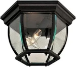 Minka Lavery 71174-66 Outdoor 3 Lt Flush Mount Ceiling Light Black Beveled Glass. Fixed Price $89.95.