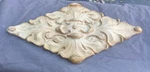 Large Antique Ornate Architectural Salvage Medallion Plaster Applique Ornament 3. Fixed Price $194.39.