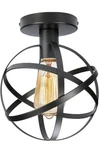 Koonting Vintage Industrial Semi Flush Mount Ceiling Light, Metal Spherical C.... Fixed Price $37.00.