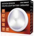 6.3 Motion Sensor Ceiling Light Indoor Aa D-cell Battery Operated For Hal.... Fixed Price $13.49.