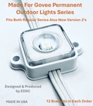 Govee Permanent Outdoor Light Mounting Brackets-soffit/peak Clips Regular Series. Fixed Price $12.00.