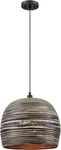 Bohemian Organic Bamboo Pendant 1-LIGHT, 15"H X 16"W, Black. Fixed Price $397.99.
