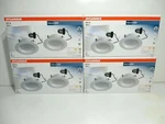 Lot Of Sylvania 2 Pack Led Recessed Light Fixture RT4 50W 4" White W/ Adaptor. Fixed Price $56.95.
