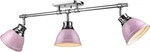 Duncan 35" Track Ceiling Or Wall Light, Golden Lighting 3602-3SF Ch-pk. Fixed Price $159.99.