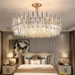 Large Crystal Chandelier Modern Living Room Pendant Lamp Raindrop Ceiling Lights. Fixed Price $59.90.