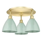 Innovations Lighting 516-3C-10-20 Ballston Dome Flush Satin Gold /. Fixed Price $448.80.