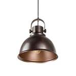 Forte Lighting 1-LIGHT Cord-hung Metal Shade Pendant, Bronze 7110-01-32. Fixed Price $110.50.