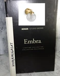Kohler Embra Studio Mcgee One 1 Light Brushed Modern Brass Wall Sconce. Fixed Price $140.00.