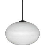 Besa Lighting 1XT-561207-LED-BK Lasso Black Cord Pendant Ceiling. Fixed Price $352.44.