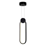 Black Led Mini Pendant From The Pulley Collection. Fixed Price $144.00.